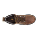 Caterpillar Second Shift Soft - Toe Boots - Men's Dark Brown Shoe Deals Outlet