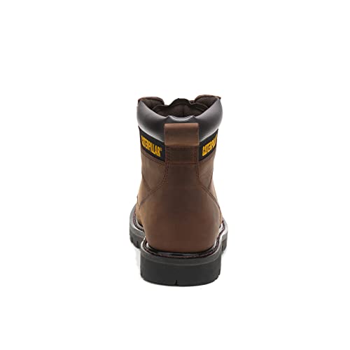 Caterpillar Second Shift Soft - Toe Boots - Men's Dark Brown Shoe Deals Outlet