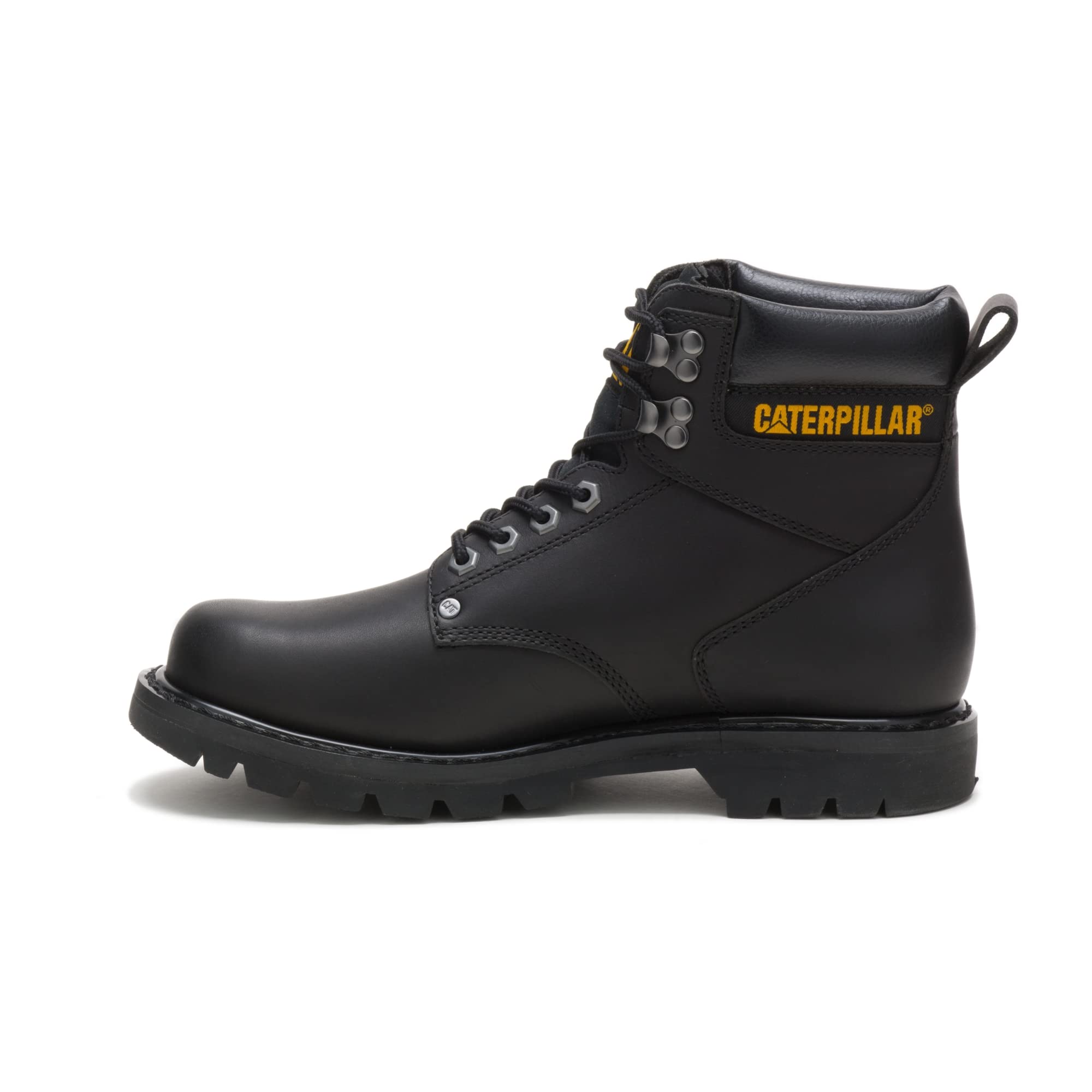 Caterpillar Second Shift Soft - Toe Boots - Men's Black Shoe Deals Outlet