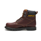 Caterpillar Second Shift Soft - Toe Boots - Men's Tan Shoe Deals Outlet