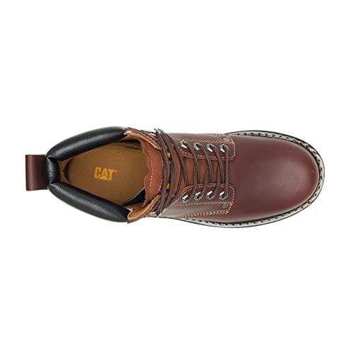 Caterpillar Second Shift Soft - Toe Boots - Men's Tan Shoe Deals Outlet