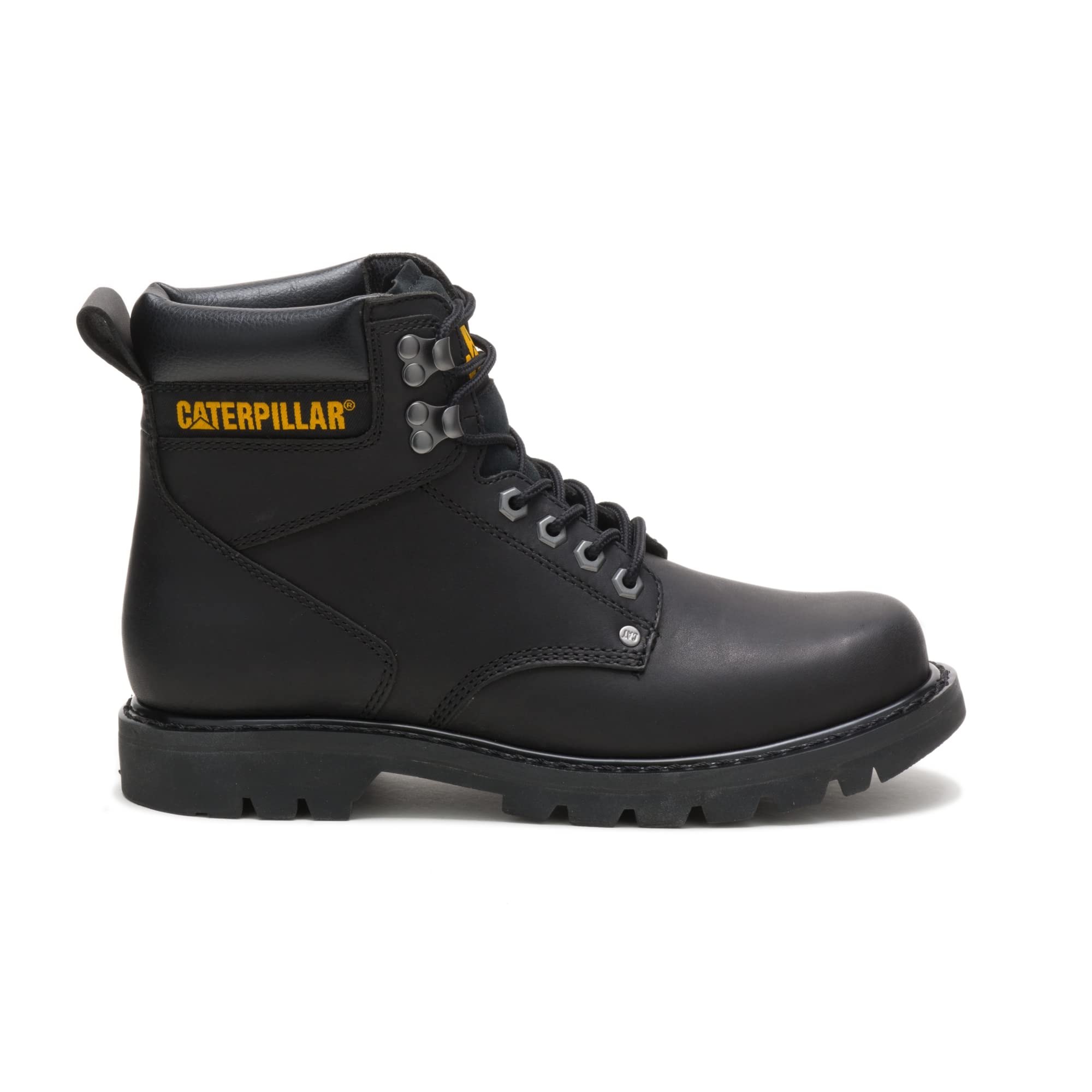 Caterpillar Second Shift Soft - Toe Boots - Men's Black Shoe Deals Outlet