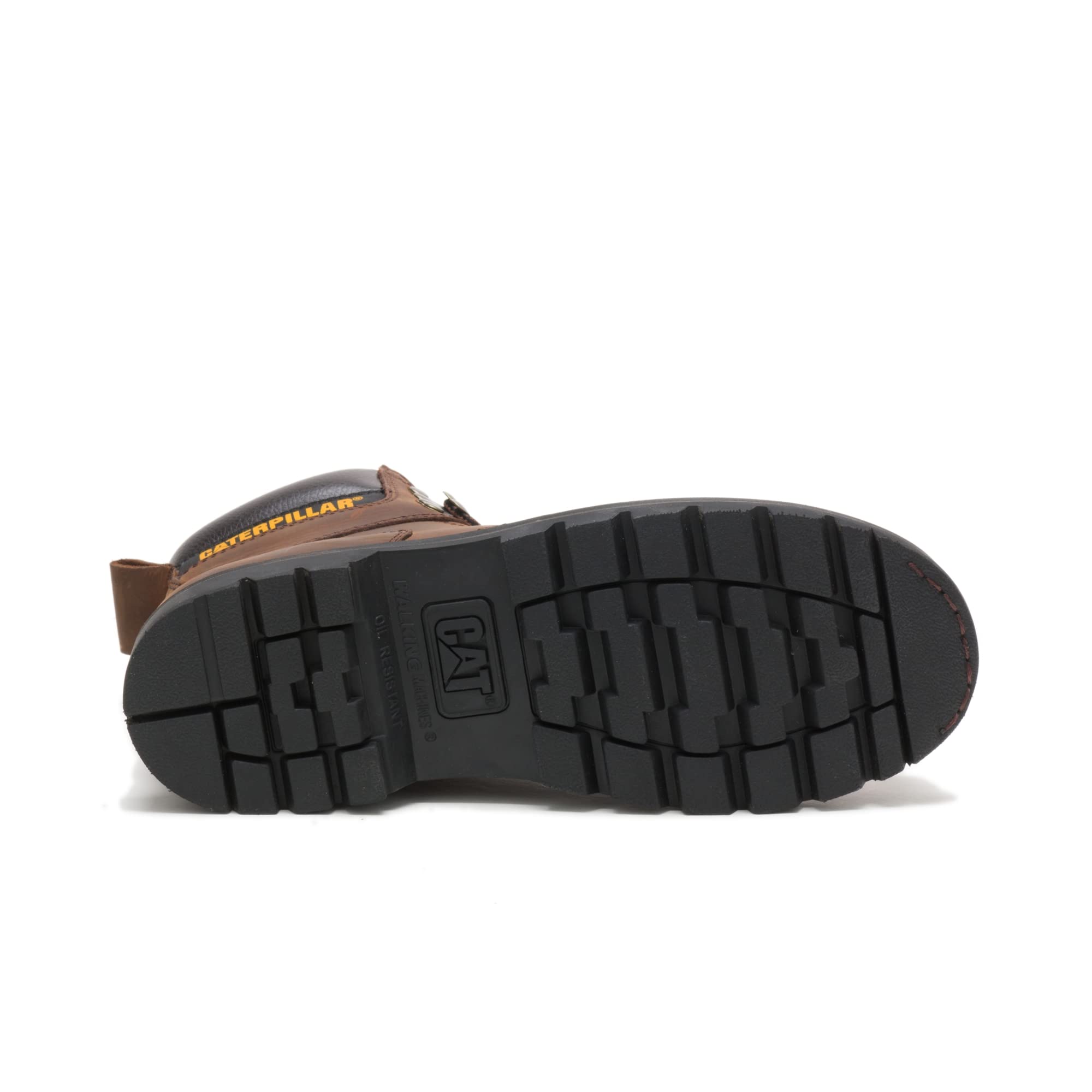 Caterpillar Second Shift Soft - Toe Boots - Men's Dark Brown Shoe Deals Outlet