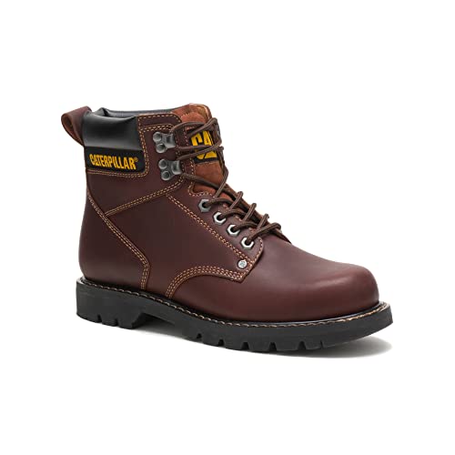 Caterpillar Second Shift Soft - Toe Boots - Men's Tan Shoe Deals Outlet