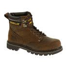 Caterpillar Second Shift Soft - Toe Boots - Men's Dark Brown Shoe Deals Outlet