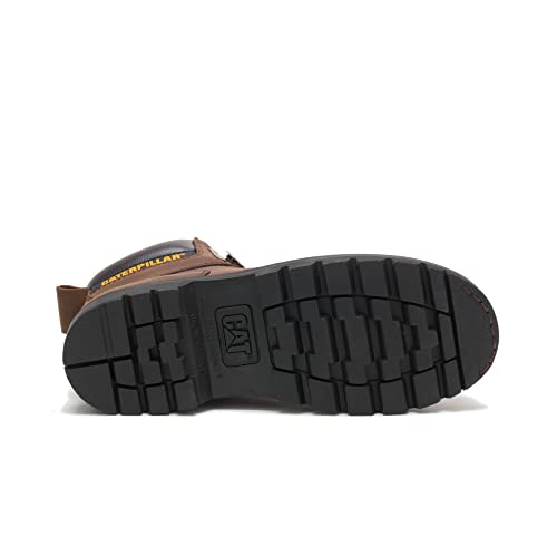 Caterpillar Second Shift Soft - Toe Boots - Men's Dark Brown Shoe Deals Outlet
