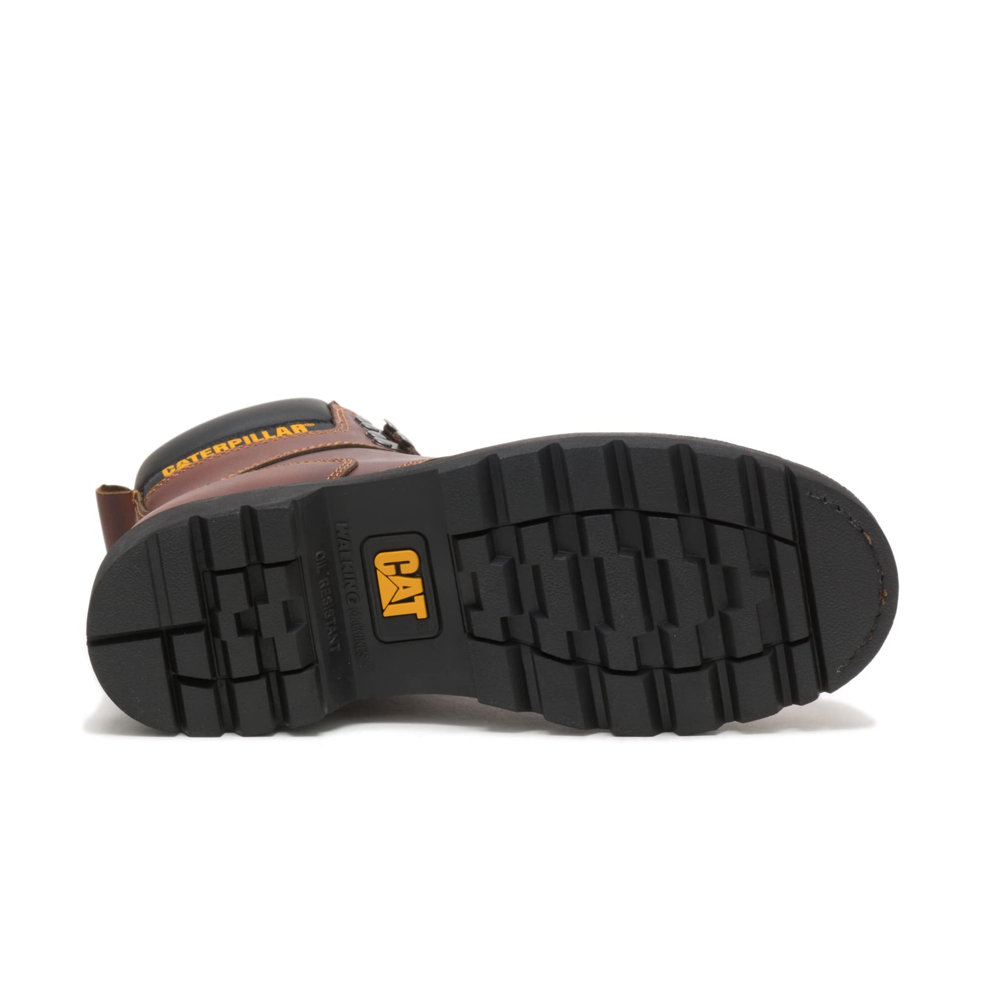 Caterpillar Second Shift Steel - Toe Boots - Men's Tan Shoe Deals Outlet