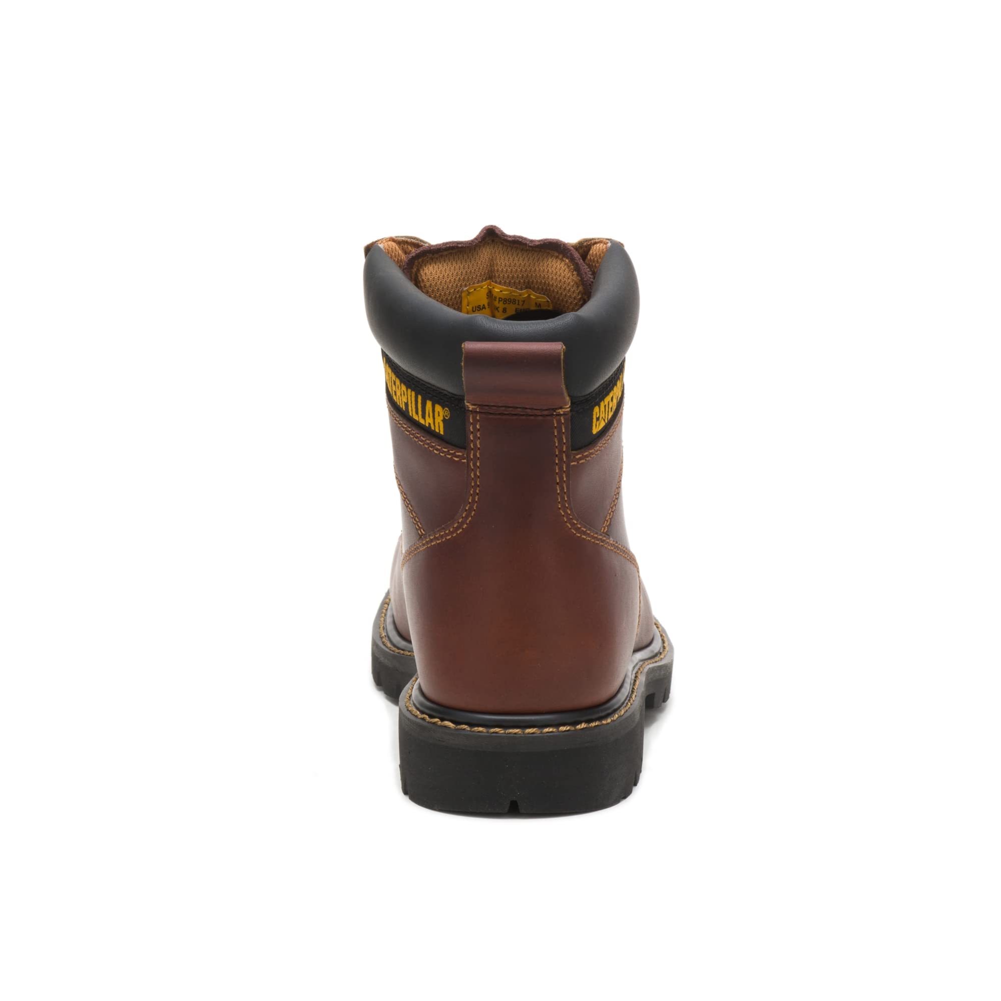 Caterpillar Second Shift Steel - Toe Boots - Men's Tan Shoe Deals Outlet