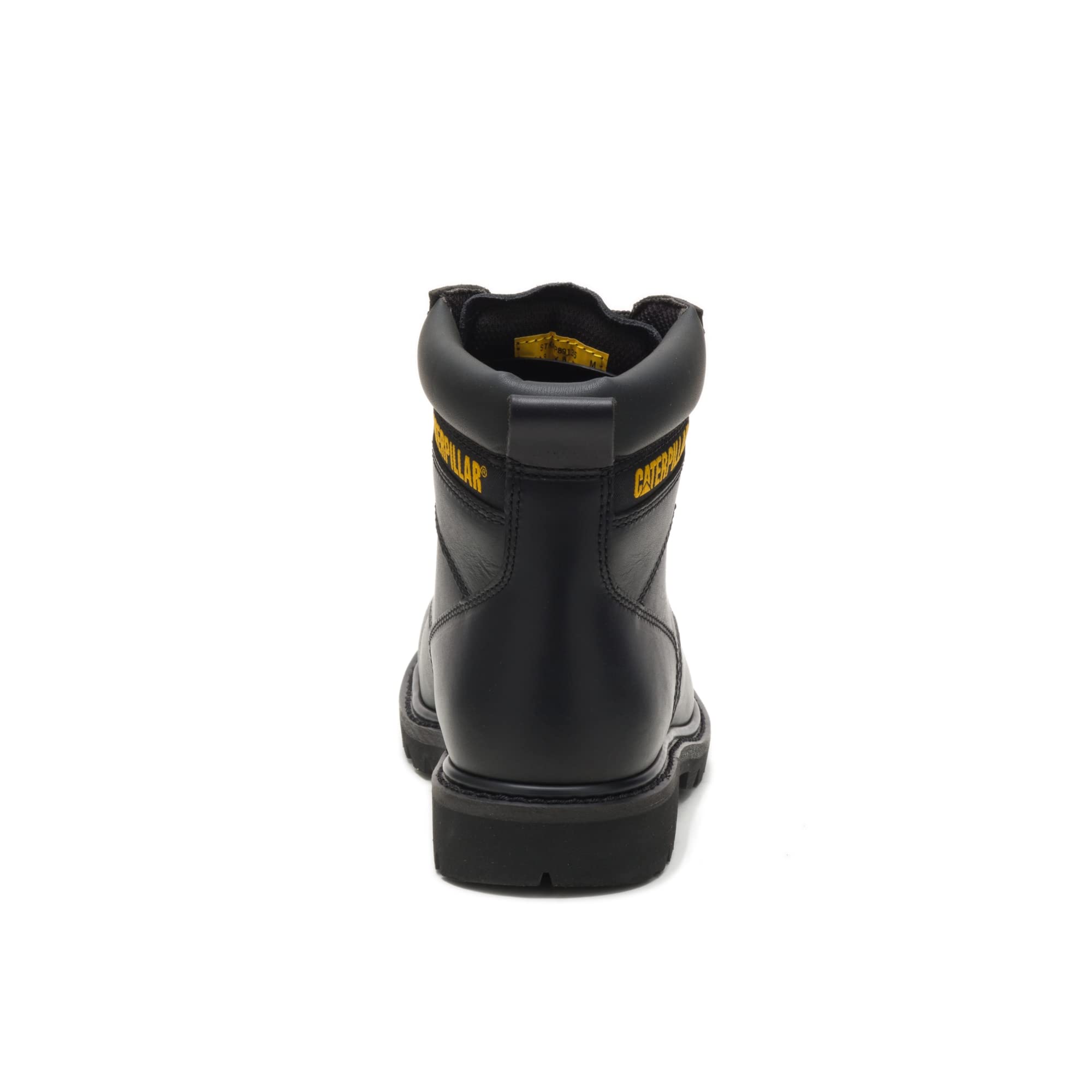 Caterpillar Second Shift Steel - Toe Boots - Men's Black Shoe Deals Outlet