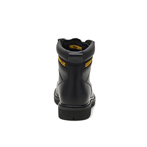 Caterpillar Second Shift Steel - Toe Boots - Men's Black Shoe Deals Outlet