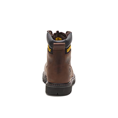 Caterpillar Second Shift Steel Toe Work Boot - Men's Dark Brown Shoe Deals Outlet