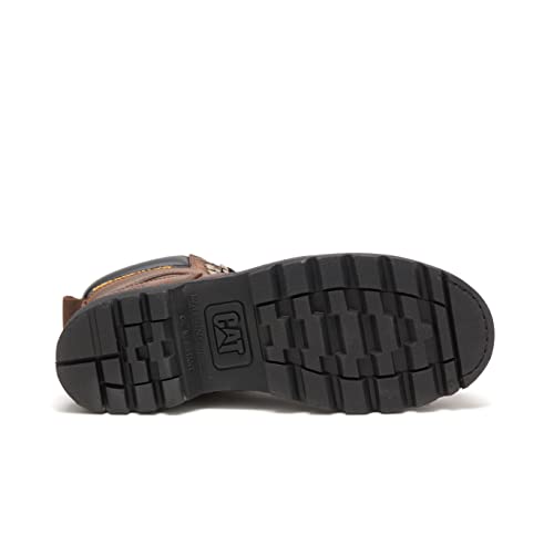 Caterpillar Second Shift Steel Toe Work Boot - Men's Dark Brown Shoe Deals Outlet
