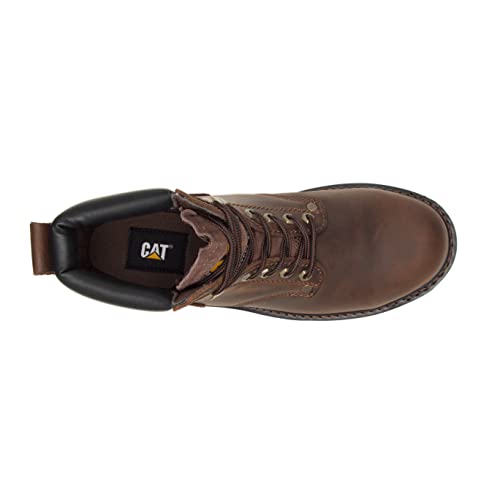 Caterpillar Second Shift Steel Toe Work Boot - Men's Dark Brown Shoe Deals Outlet