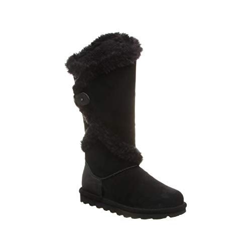 BEARPAW Sheilah Boots - Women's Black Shoe Deals Outlet