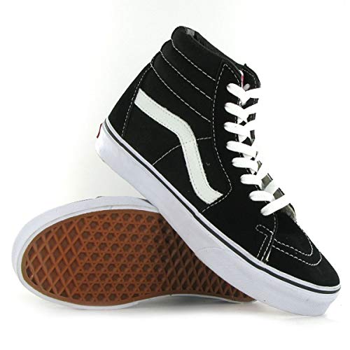 Vans Sk8 - Hi - Unisex Black/Black Shoe Deals Outlet