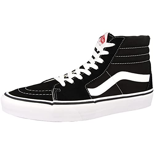 Vans Sk8 - Hi - Unisex Black/White Shoe Deals Outlet
