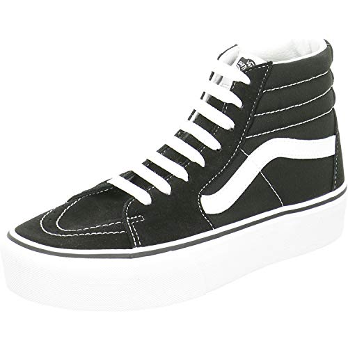 Vans Sk8 - Hi - Unisex Black/White Shoe Deals Outlet