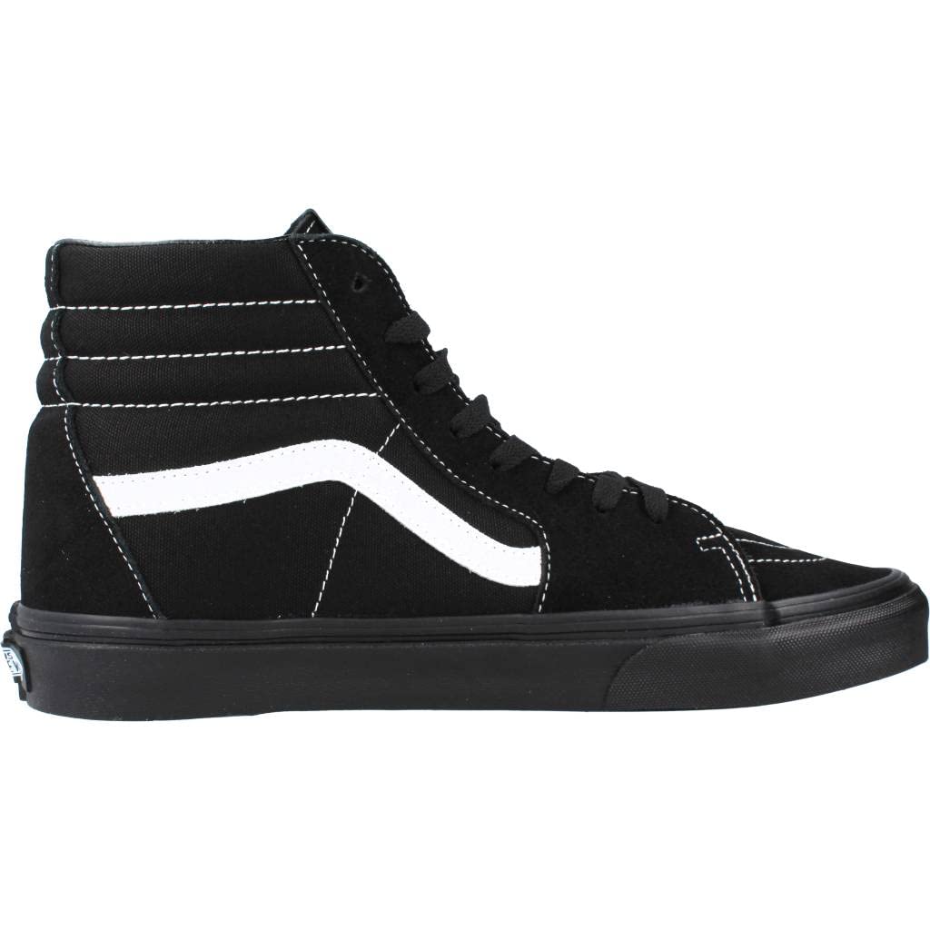 Vans Sk8 - Hi - Unisex Black/Black/True White Shoe Deals Outlet