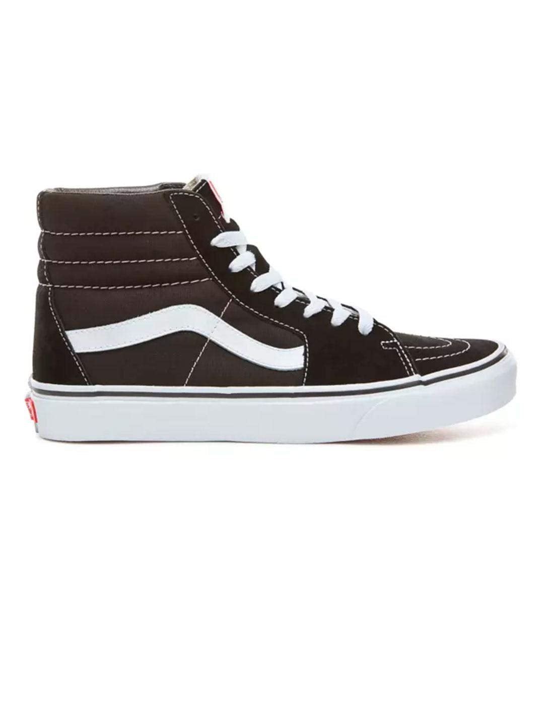Vans Sk8 - Hi - Unisex Black/White Shoe Deals Outlet