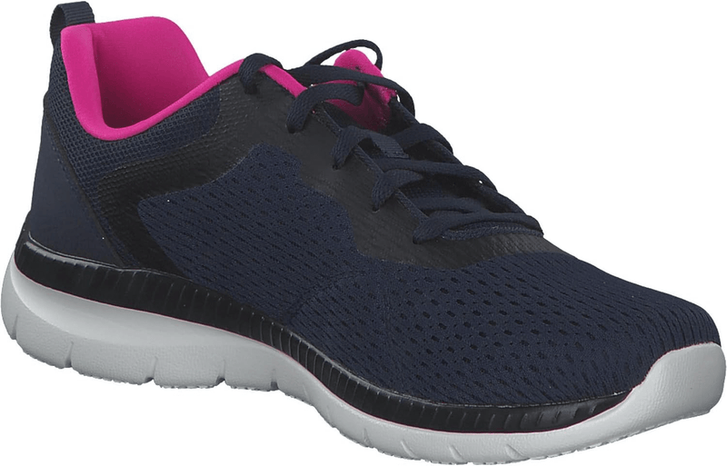 SKECHERS Bountiful - Quick Path Navy / Hot Pink 6 M 194428108650 Shoe Deals Outlet