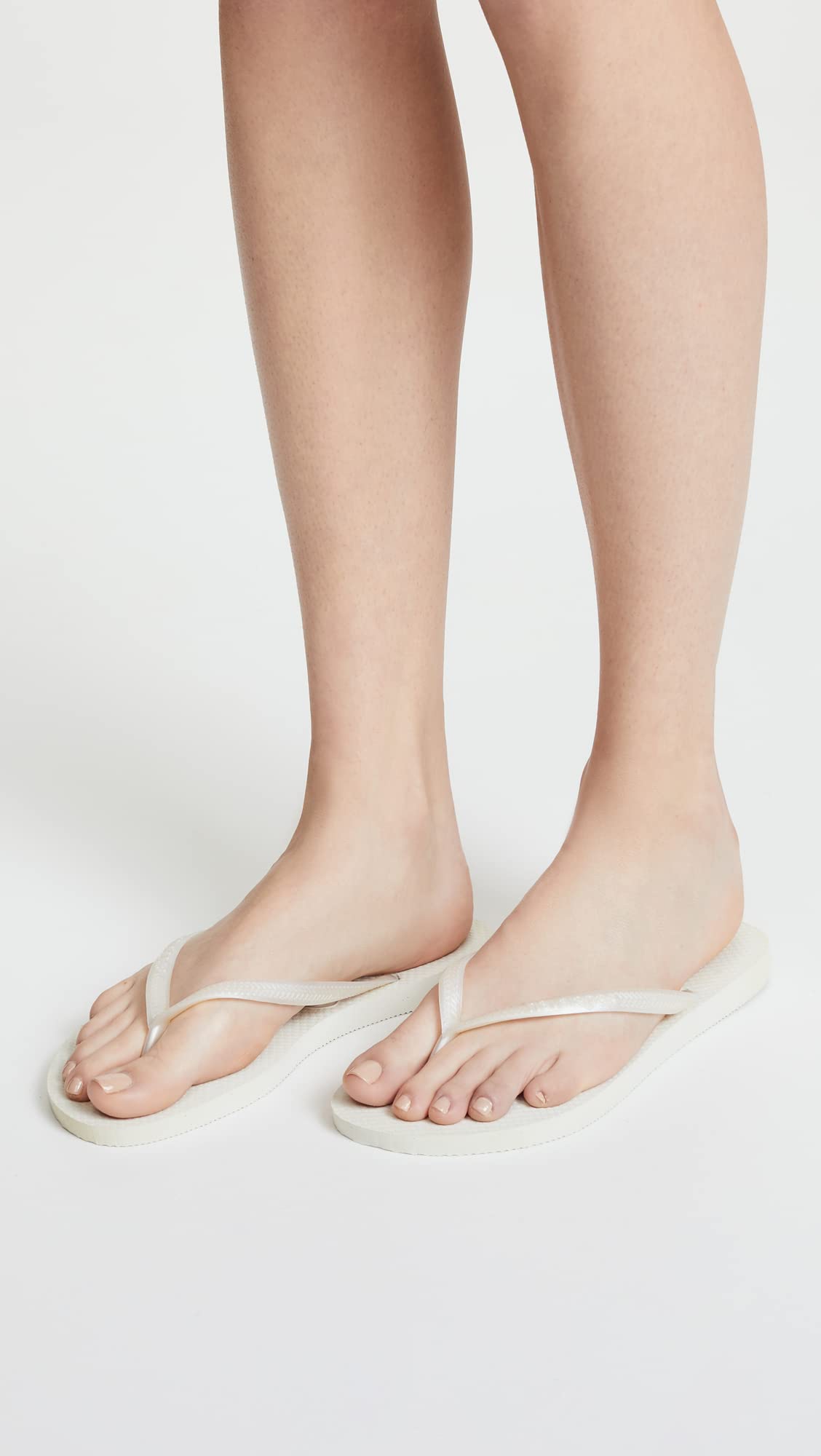 Havaianas Slim Flip Flop Sandal - Women's White Shoe Deals Outlet