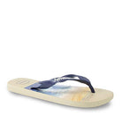 Havaianas Slim Flip Flop Sandal - Women's Sand Grey/Navy Shoe Deals Outlet