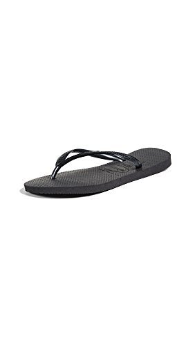 Havaianas Slim Flip Flop Sandal - Women's Black Shoe Deals Outlet