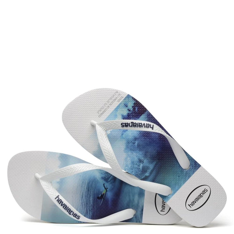 Havaianas Slim Flip Flops - Unisex Hype White Shoe Deals Outlet