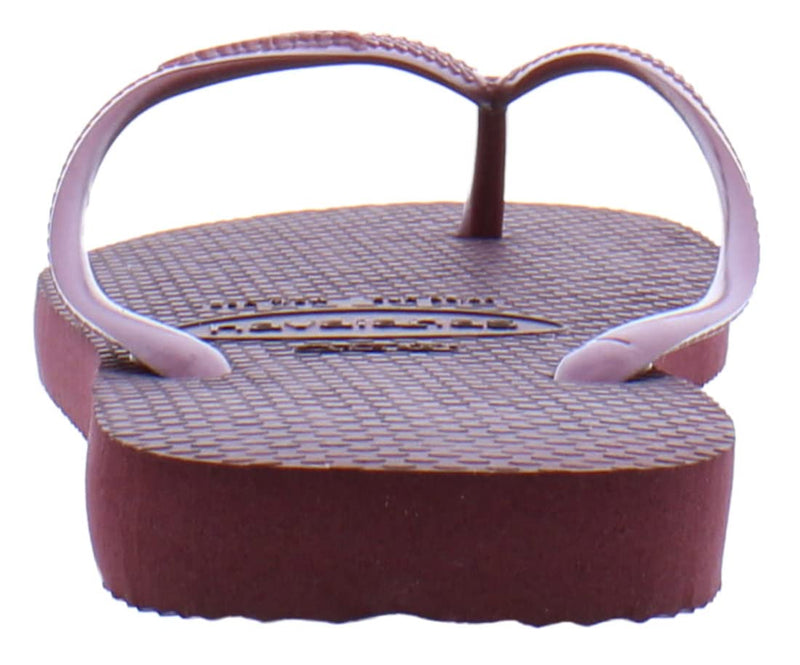 Havaianas Slim Flip Flops - Unisex Grape Wine Shoe Deals Outlet