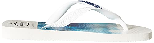 Havaianas Slim Flip Flops - Unisex Hype White Shoe Deals Outlet