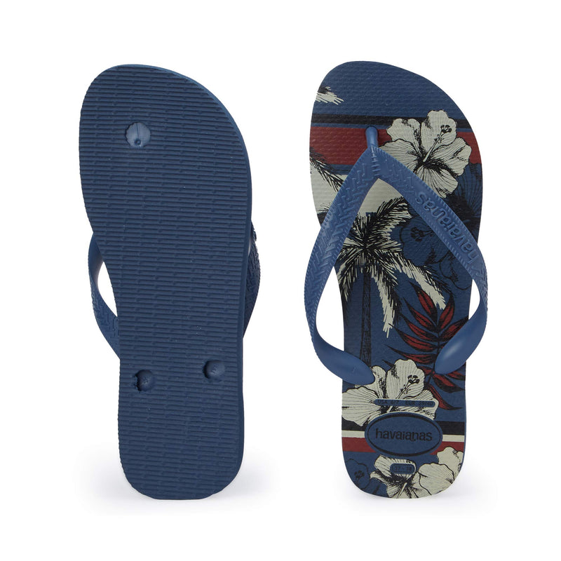 Havaianas Slim Flip Flops - Unisex Aloha White Shoe Deals Outlet