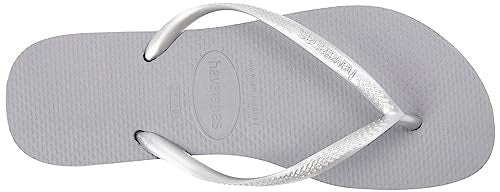Havaianas Slim Flip Flops - Unisex Steel Grey Shoe Deals Outlet