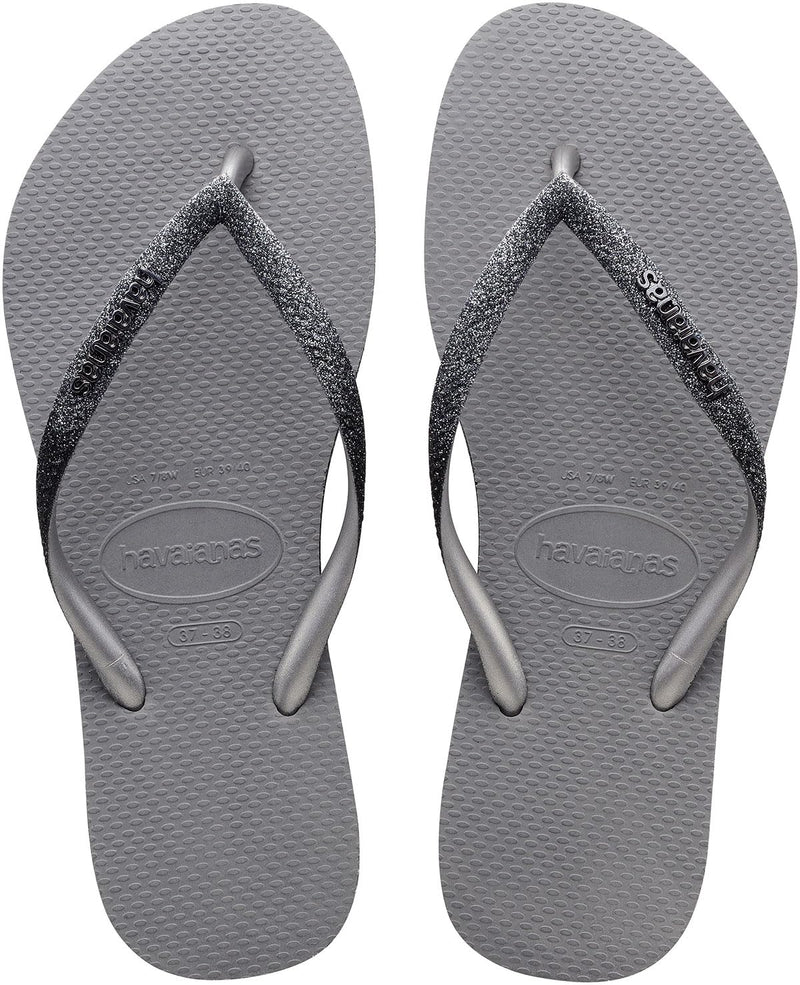 Havaianas Slim Flip Flops - Unisex Sparkle Ballet Rose Shoe Deals Outlet