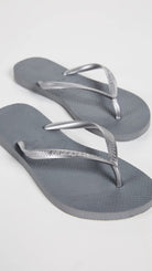 Havaianas Slim Metalic - Women's Steel Grey Shoe Deals Outlet