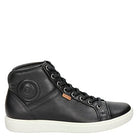 ECCO Soft 7 High Top Sneaker - Women's Black Shoe Deals Outlet