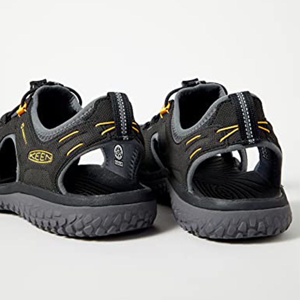 KEEN Solr - Men's Black/Gold Shoe Deals Outlet