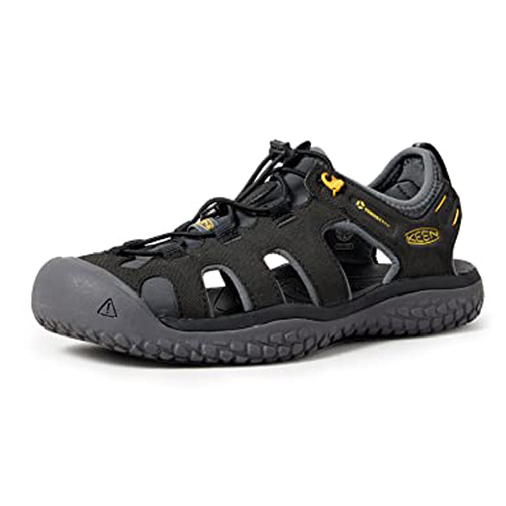 KEEN Solr - Men's Black/Gold Shoe Deals Outlet