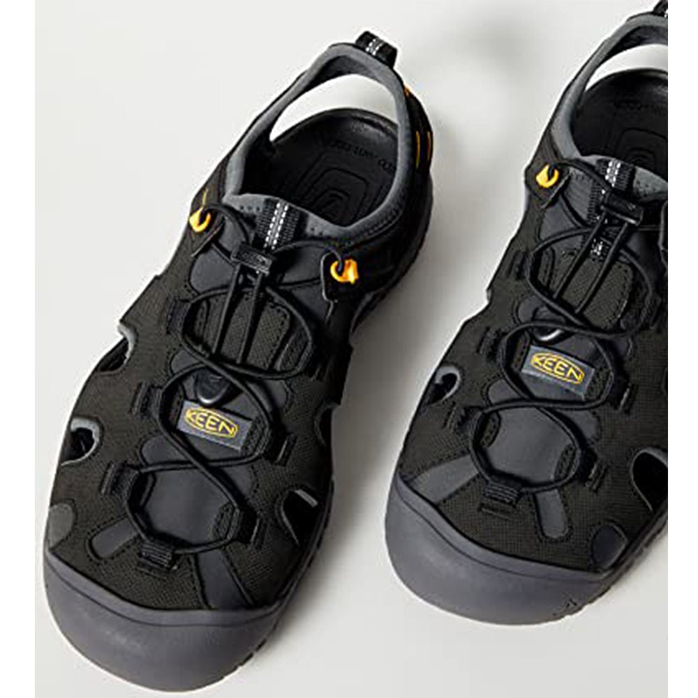 KEEN Solr - Men's Black/Gold Shoe Deals Outlet