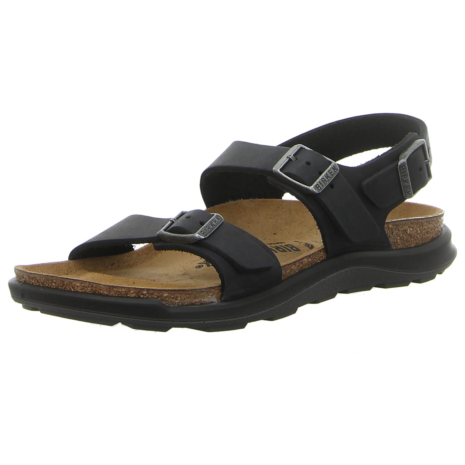 Birkenstock Sonora - Unisex Black Oiled Leather Shoe Deals Outlet