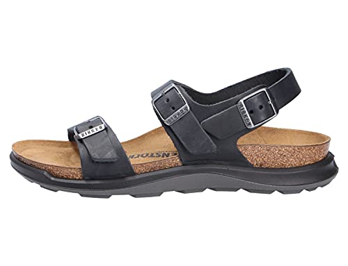 Birkenstock Sonora - Unisex Black Oiled Leather Shoe Deals Outlet
