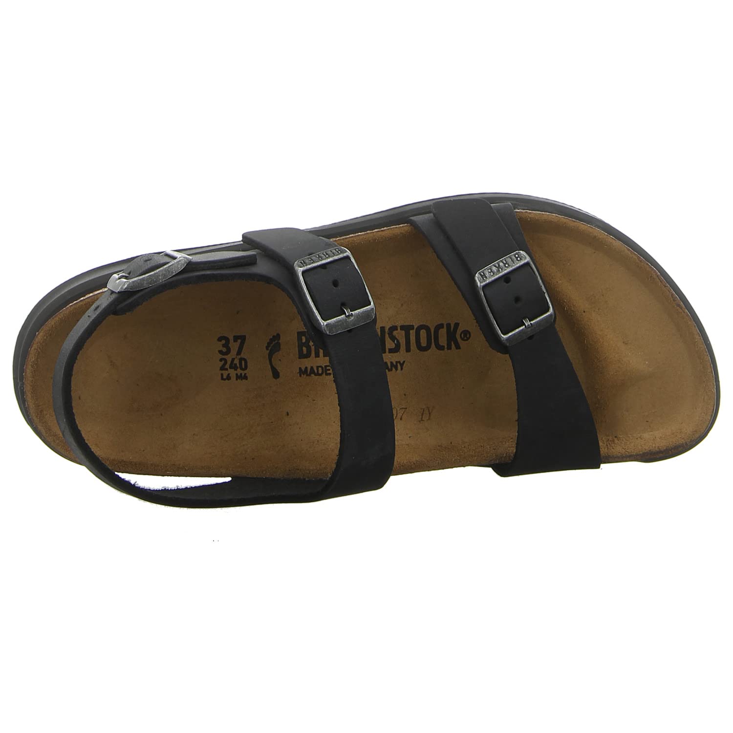 Birkenstock Sonora - Unisex Black Oiled Leather Shoe Deals Outlet
