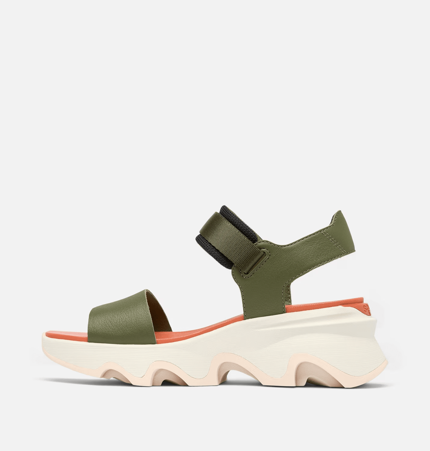 SOREL KINETIC Impact Y - Strap High Utility Green / Pearlescent 8.5 M 195982588230 Shoe Deals Outlet