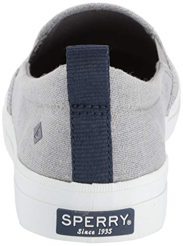Sperry Sparkle Canvas Slip On - Women's Silver Shoe Deals Outlet