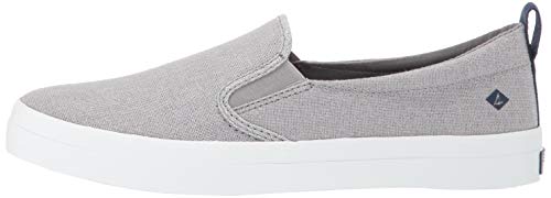 Sperry Sparkle Canvas Slip On - Women's Silver Shoe Deals Outlet