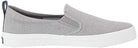 Sperry Sparkle Canvas Slip On - Women's Silver Shoe Deals Outlet