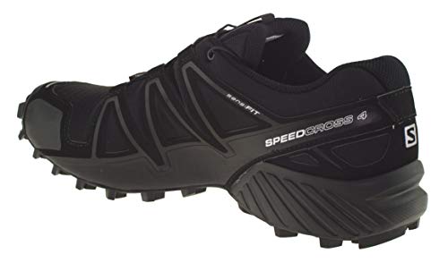 Salomon Speedcross 4 - Men's Black/Black/Black Metallic Shoe Deals Outlet