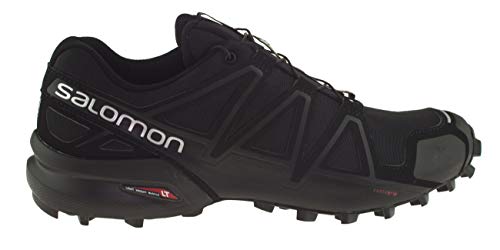 Salomon Speedcross 4 - Men's Black/Black/Black Metallic Shoe Deals Outlet