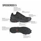 Salomon Speedcross 5 - Men's Black/Black/Phantom Shoe Deals Outlet