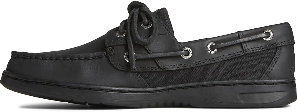 Sperry Bluefish Sneaker Black 7 M 195019966246 Shoe Deals Outlet