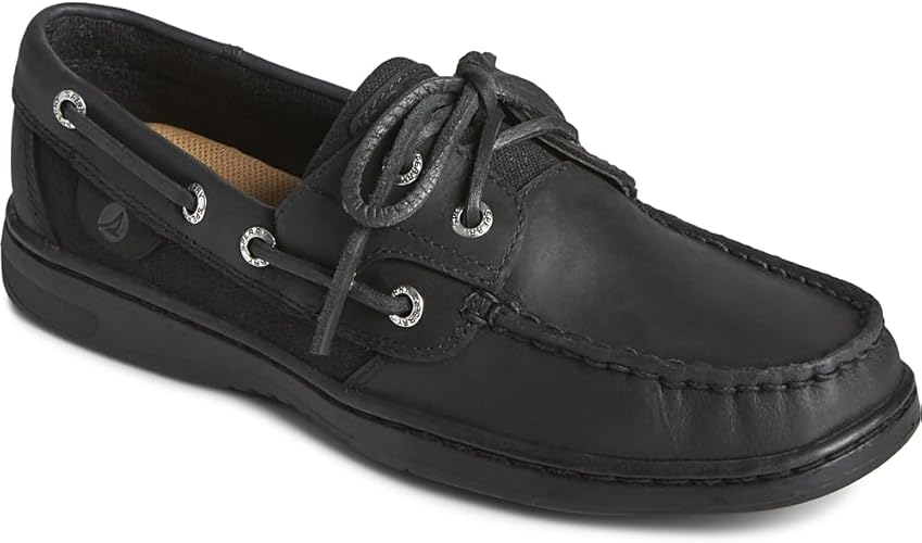 Sperry Bluefish Sneaker Black 7 M 195019966246 Shoe Deals Outlet